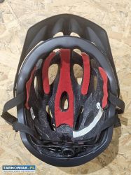 Kask rowerowy, czarny, rozmiar L, regulacja - Obrazek 2