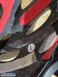 Kask rowerowy, czarny, rozmiar L, regulacja - Obrazek 3