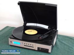 Gramofon igła radio USB mp-3 REC AUX wzmacniacz gł - Obrazek 1
