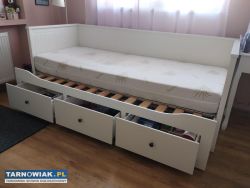 łóżko ikea hamnes białe - Obrazek 1