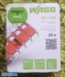 Złącze zaciskowe 5 torowe (25 szt.) WAGO - Obrazek 1