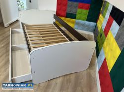 Łóżko dziecięce 160x80 z czerwonym samochodem - Obrazek 4