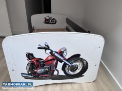 Łóżko dziecięce 160x80 z motocyklem - Obrazek 1