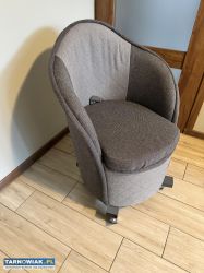 Sofa rozkładana + fotel/pufa z pojemnikiem - Obrazek 4