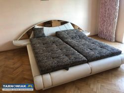 Łóżko podwójne białe - Obrazek 1