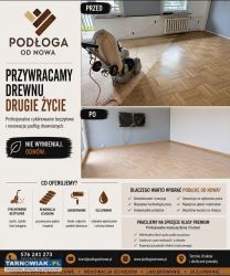 Cyklinowanie parkietów i renowacja schodów - Obrazek 1