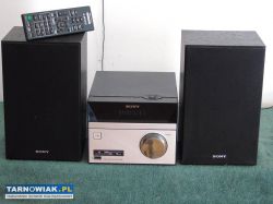 Wieża Sony pilot CD USB mp-3 AUX kolumny sprawna. - Obrazek 1