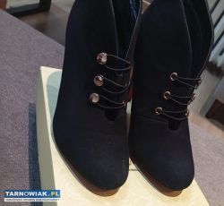 Buty zamszowe stan bardzo dobry rozmiar 39 - Obrazek 3