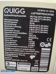Osuszacz powietrza QUIGg 20 l - Obrazek 2