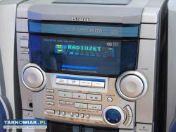 Wieża aiwa kolumny radio rds aux mocna. Dostawa. - Obrazek 2