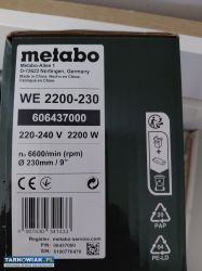 Nowa szlifierka kątowa metabo - Obrazek 3