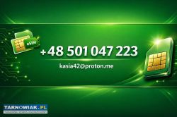 Karta sim/esim z rejestracją tarnów – 501047223 - Obrazek 1