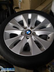 koła alusy oryginalne BBS BMW r17 opony Dunlop - Obrazek 1