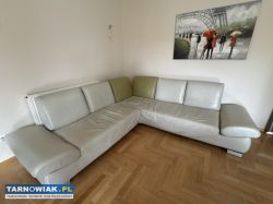 Sprzedam skórzaną kanapę - Obrazek 1