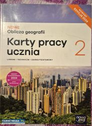Karty pracy ucznia 2 Nowe oblicza geografii - Obrazek 1