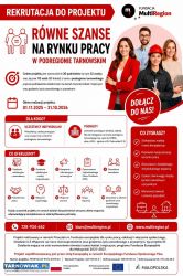 Rekrutacja do projektu równe szanse na rynku pracy - Obrazek 1