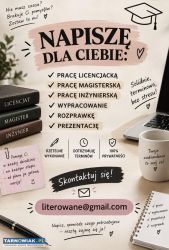 Napiszę licencjat, wypracowanie, prezentację - Obrazek 1