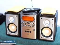 Sprawna wieża Philips MC-M250 pilot kolumny, WYSYŁ - Obrazek 1