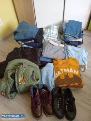 Paka ubrań chłopiec 122/134 i buty rozm 33 - Obrazek 1