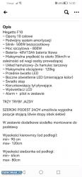 Hulajnoga elektryczna megatto f 10 800 W - Obrazek 3