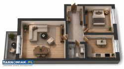 2 pokoje, balkon, centrum - Obrazek 4