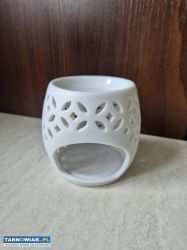 Kominek zapachowy, porcelanowy, ażurowy do aromate - Obrazek 1