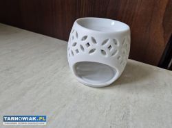 Kominek zapachowy, porcelanowy, ażurowy do aromate - Obrazek 2