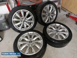 Felgi z oponami audi 17 5x112 jak nowe - Obrazek 3
